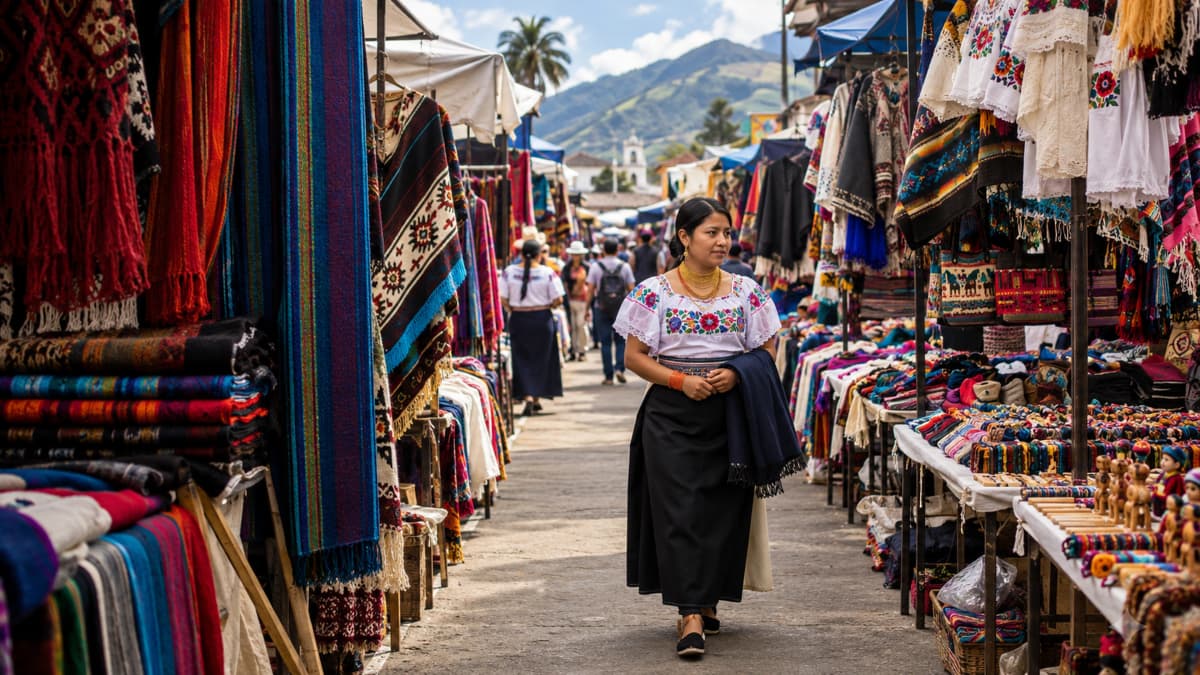 MARCHÉ INDIGÈNE D’OTAVALO ET COTACACHI